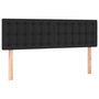 Voir la diapositive 4 : VIDAXL Tete de lit avec LED noir 144x5x78/88 cm similicuir