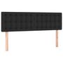 Voir la diapositive 4 : VIDAXL Tete de lit avec LED noir 144x5x78/88 cm similicuir
