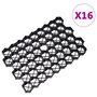 Voir la diapositive 2 : VIDAXL Grilles d'herbe 16 pcs noir 60x40x3 cm plastique