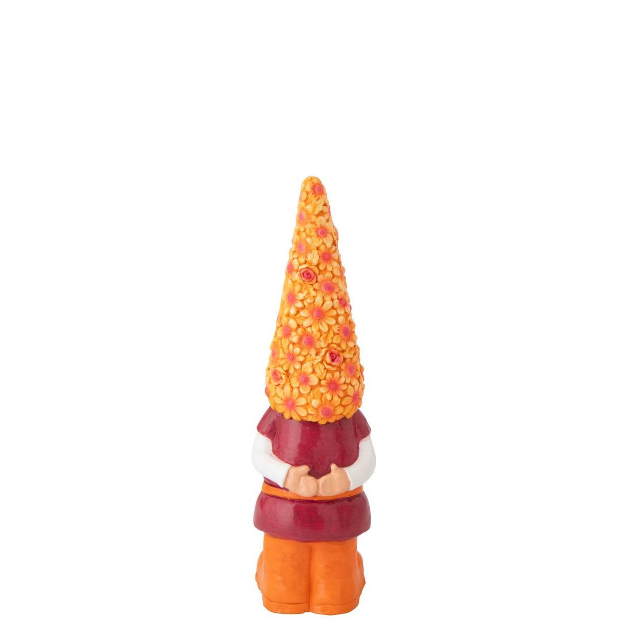 Voir la diapositive 2 : J-LINE Statue lutin d'extérieur  ginger  61cm multicolore