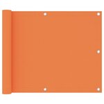 VIDAXL Ecran de balcon Orange 75x400 cm Tissu Oxford