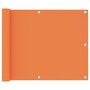 Voir la diapositive 1 : VIDAXL Ecran de balcon Orange 75x400 cm Tissu Oxford