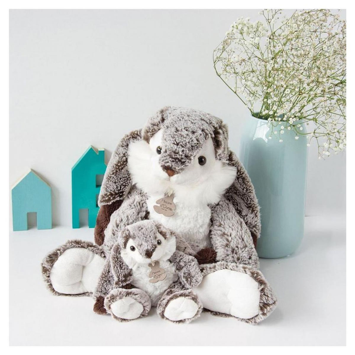 Histoire D'Ours Doudou - Lapin marius - 40 cm