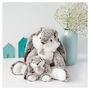 Voir la diapositive 4 : Histoire D'Ours Doudou - Lapin marius - 40 cm