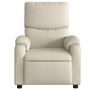 Voir la diapositive 5 : VIDAXL Fauteuil inclinable de massage Creme Similicuir