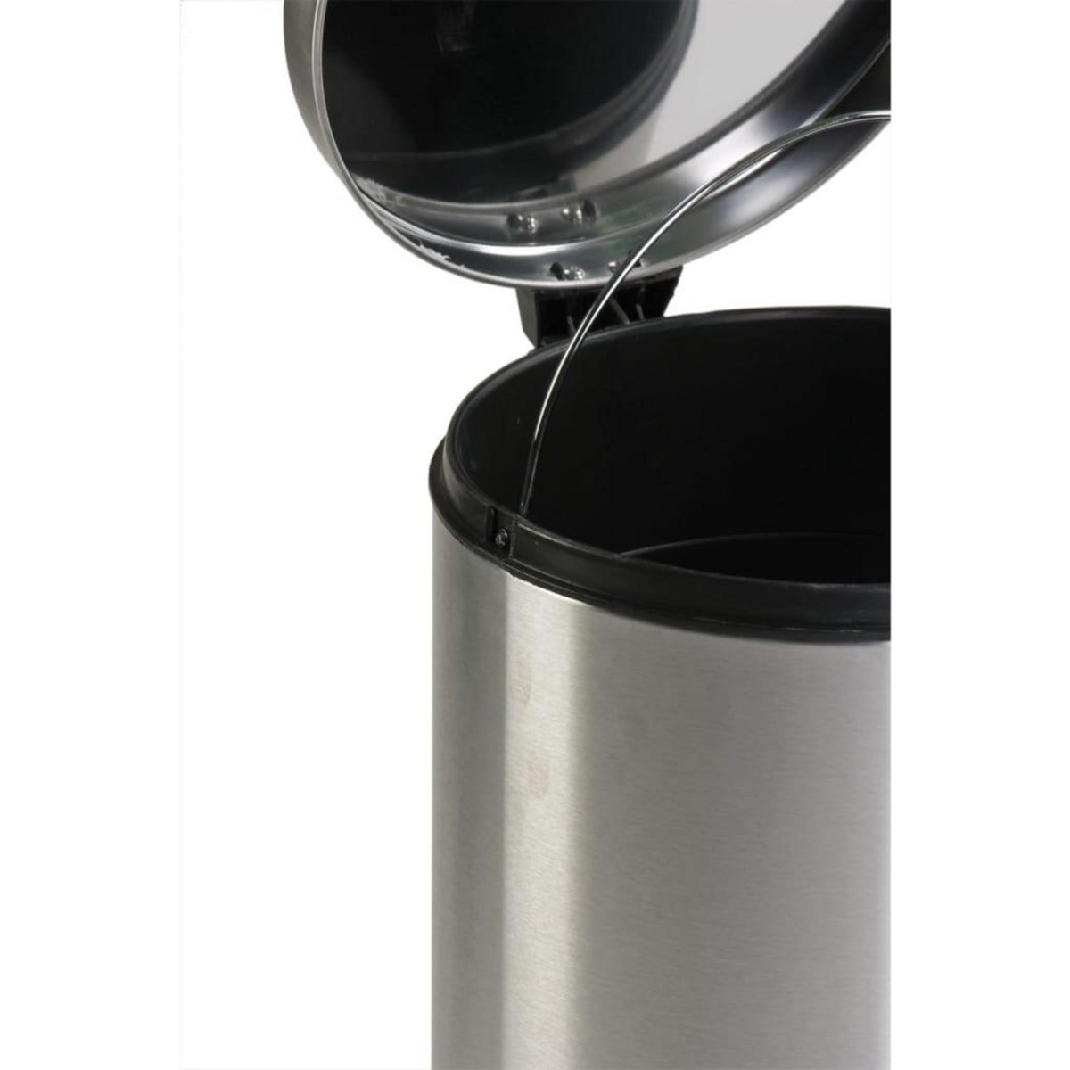 EKO EKO Poubelle a pedale Classic 30 L Argente mat