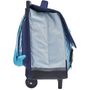 Voir la diapositive 3 : AUCHAN Cartable à roulettes bleu SKATE