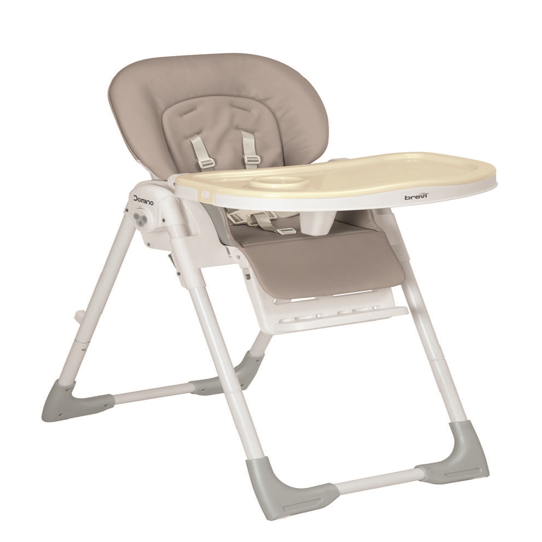 Voir la diapositive 1 : BREVI Chaise haute multipositions Domino