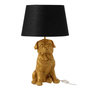 Voir la diapositive 1 : Paris Prix Lampe à Poser Déco  Chien Assis  52cm Or