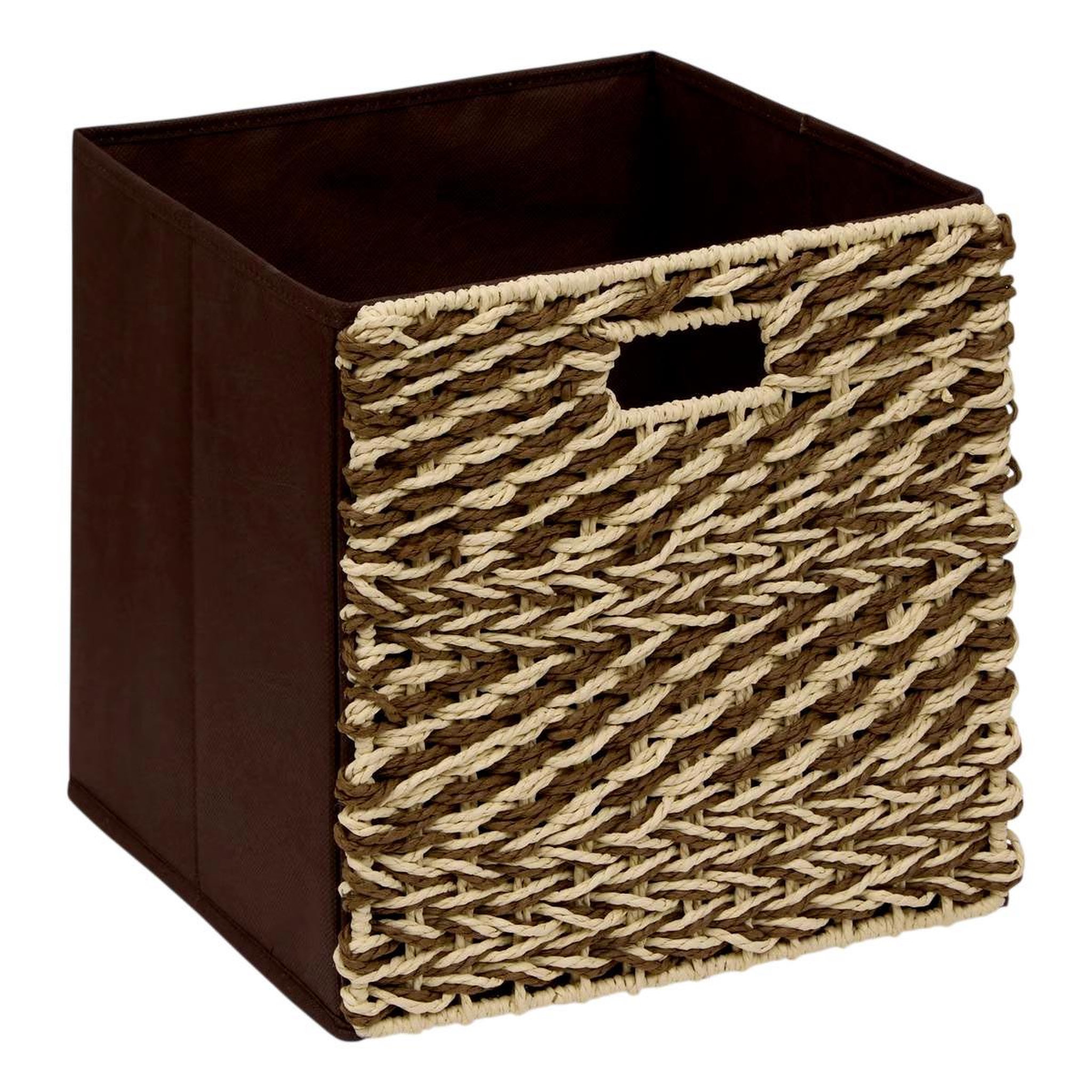 FIVE Boîte de rangement noela  mix n'modul  31x31cm marron