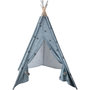 Voir la diapositive 2 : ATMOSPHERA FOR KIDS Tipi Déco Enfant à 5 Pieds avec Pompons Argent