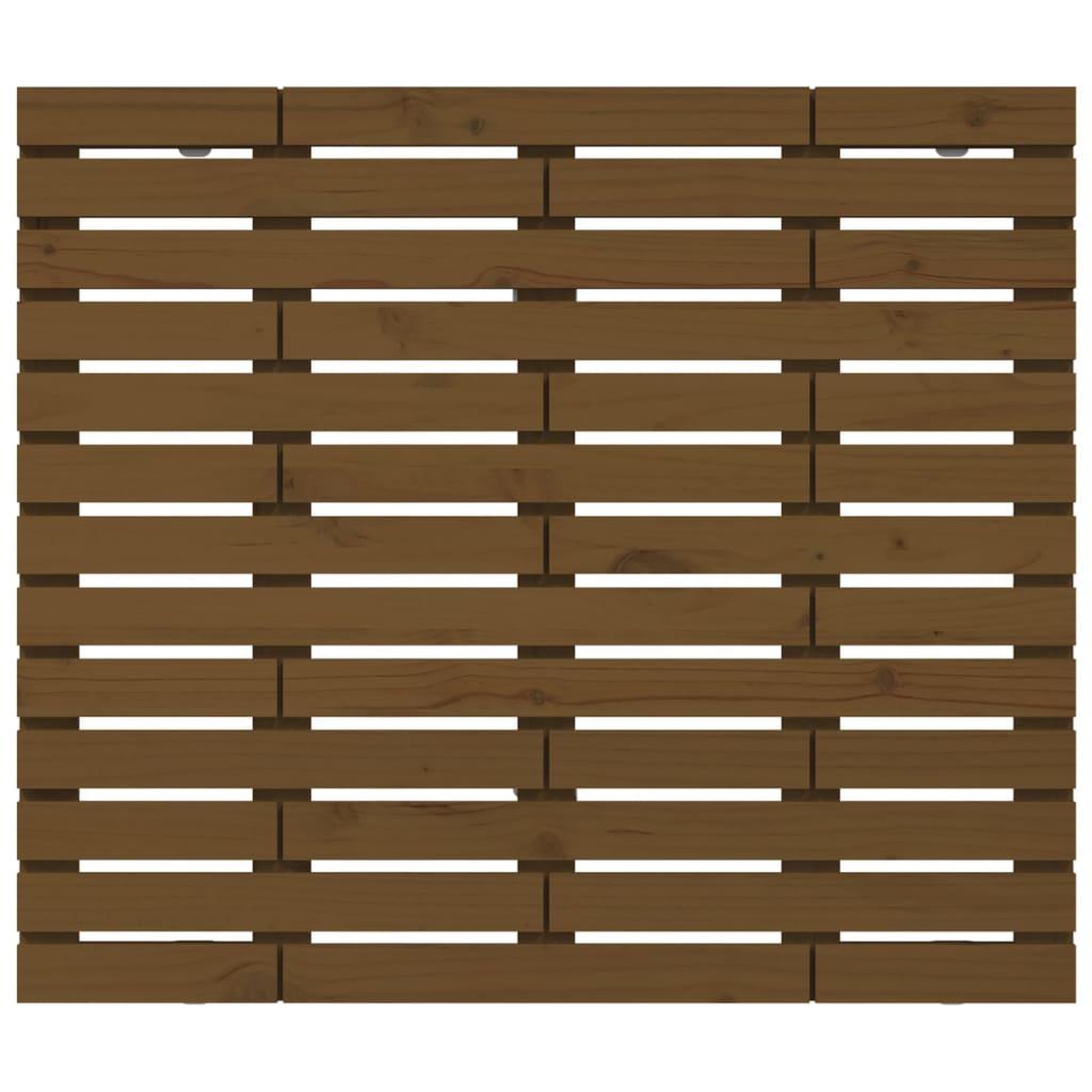 Voir la diapositive 4 : VIDAXL Tete de lit murale Marron miel 81x3x91,5 cm Bois massif de pin