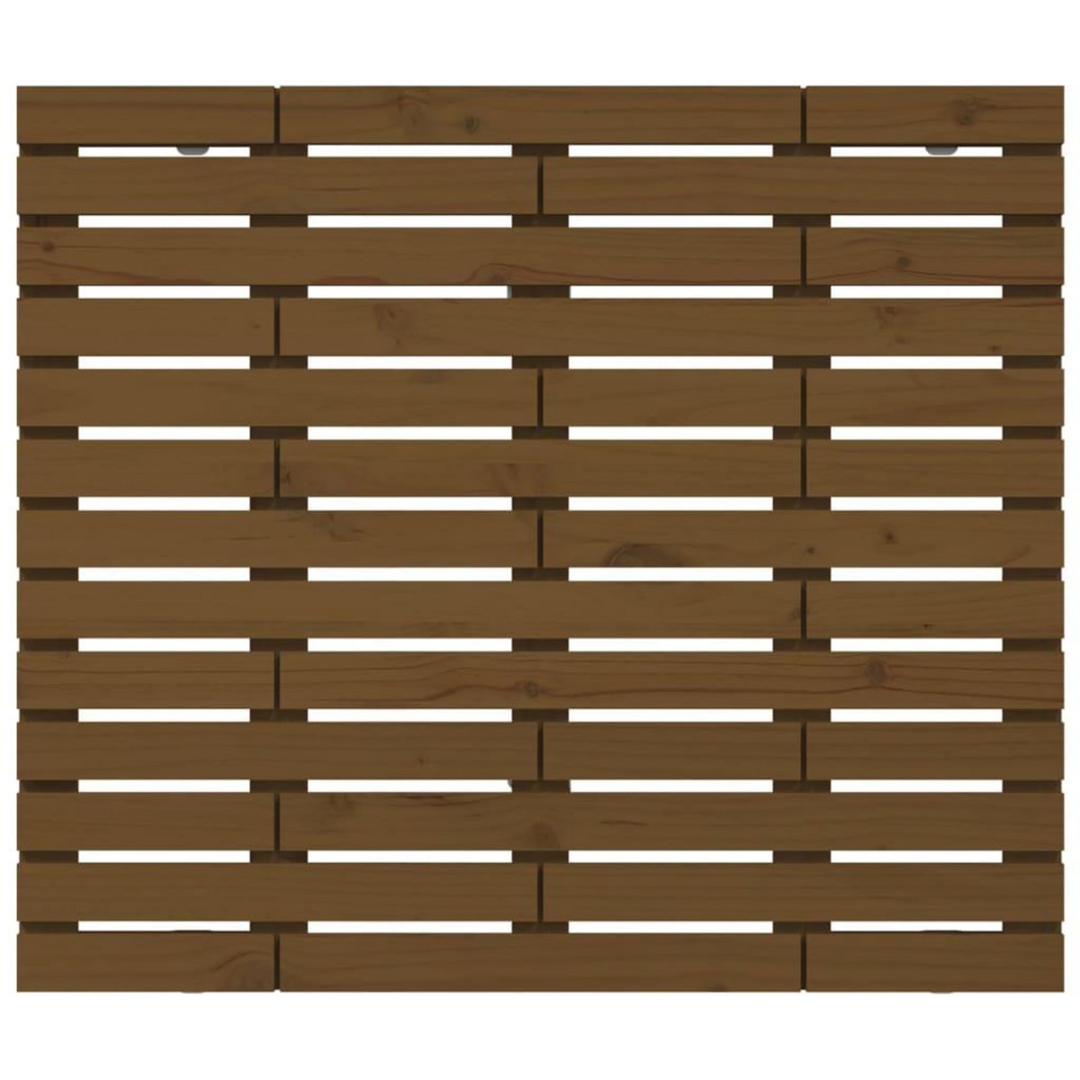 VIDAXL Tete de lit murale Marron miel 81x3x91,5 cm Bois massif de pin