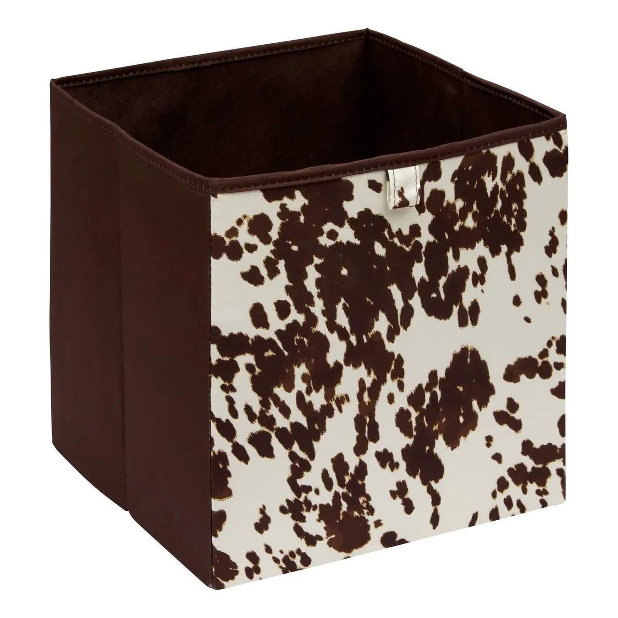 FIVE Boîte de rangement réversible  vakia  31x31cm marron