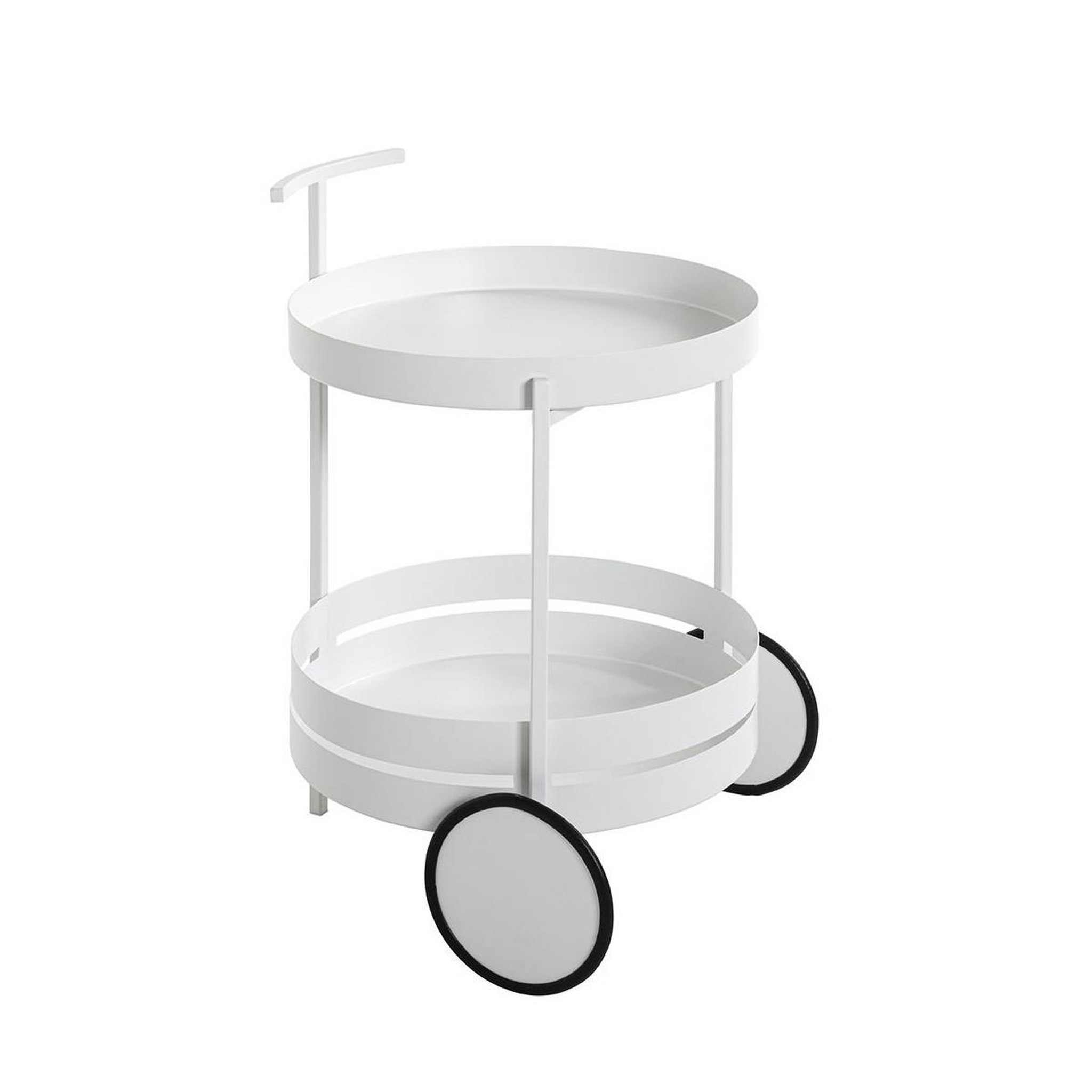 Paris Prix Desserte de cuisine ronde  postres  62cm blanc