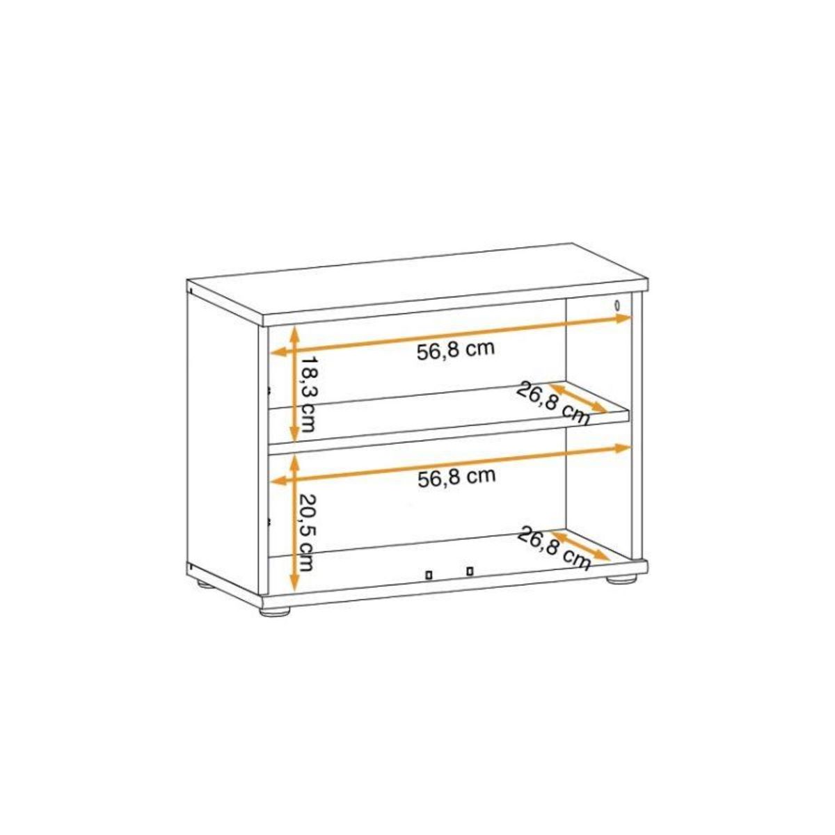 Paris Prix Meuble de Rangement  Armario  60cm Chêne