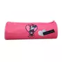 Bagtrotter BAGTROTTER Trousse scolaire ronde Minnie Rose Noeud