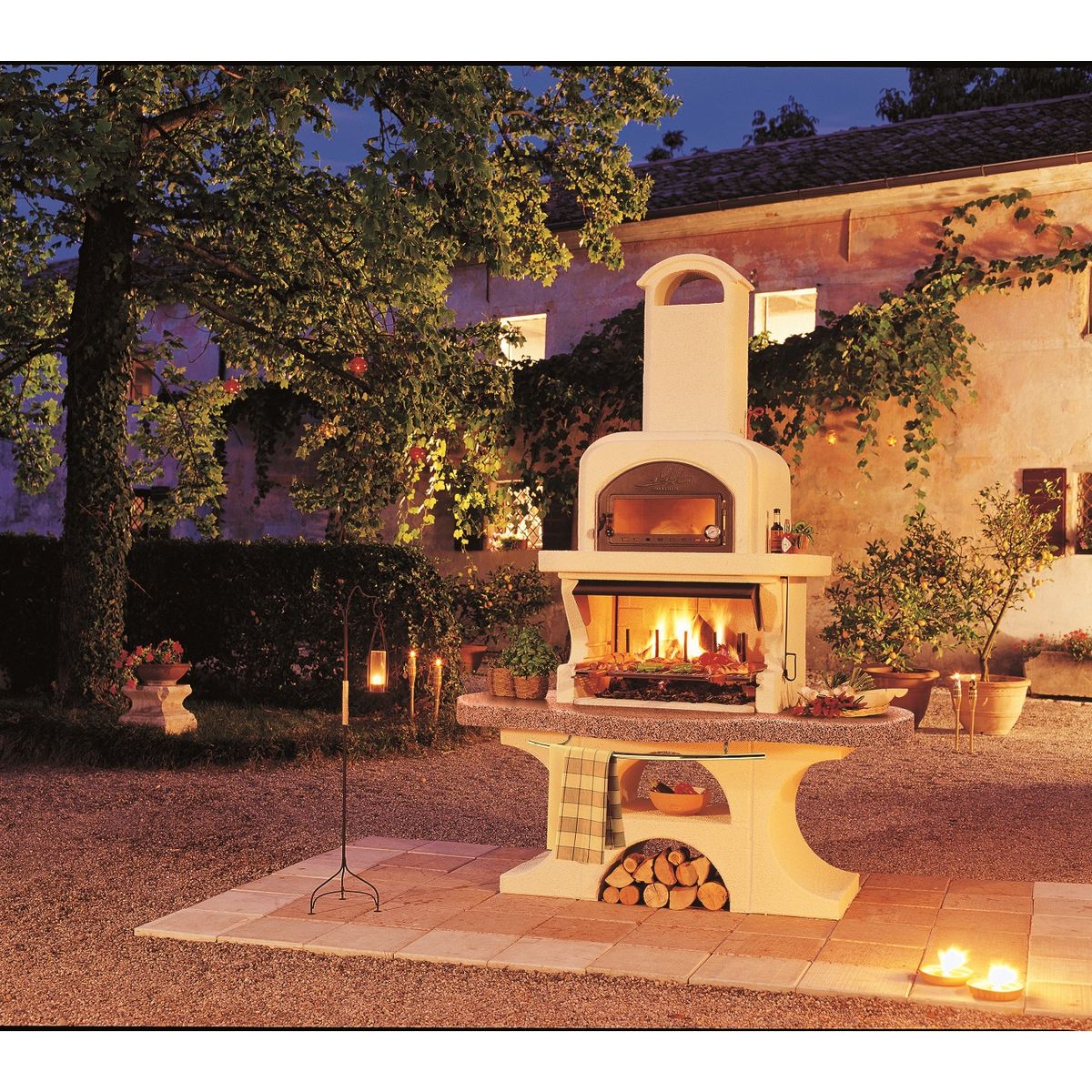 PALAZZETTI Combiné four et barbecue CAPRI 2