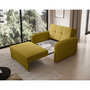 Voir la diapositive 4 : BEST MOBILIER Michelle - fauteuil convertible avec coffre en velours