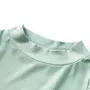 VIDAXL T-shirt enfants manches longues faux col roule menthe foncee 104