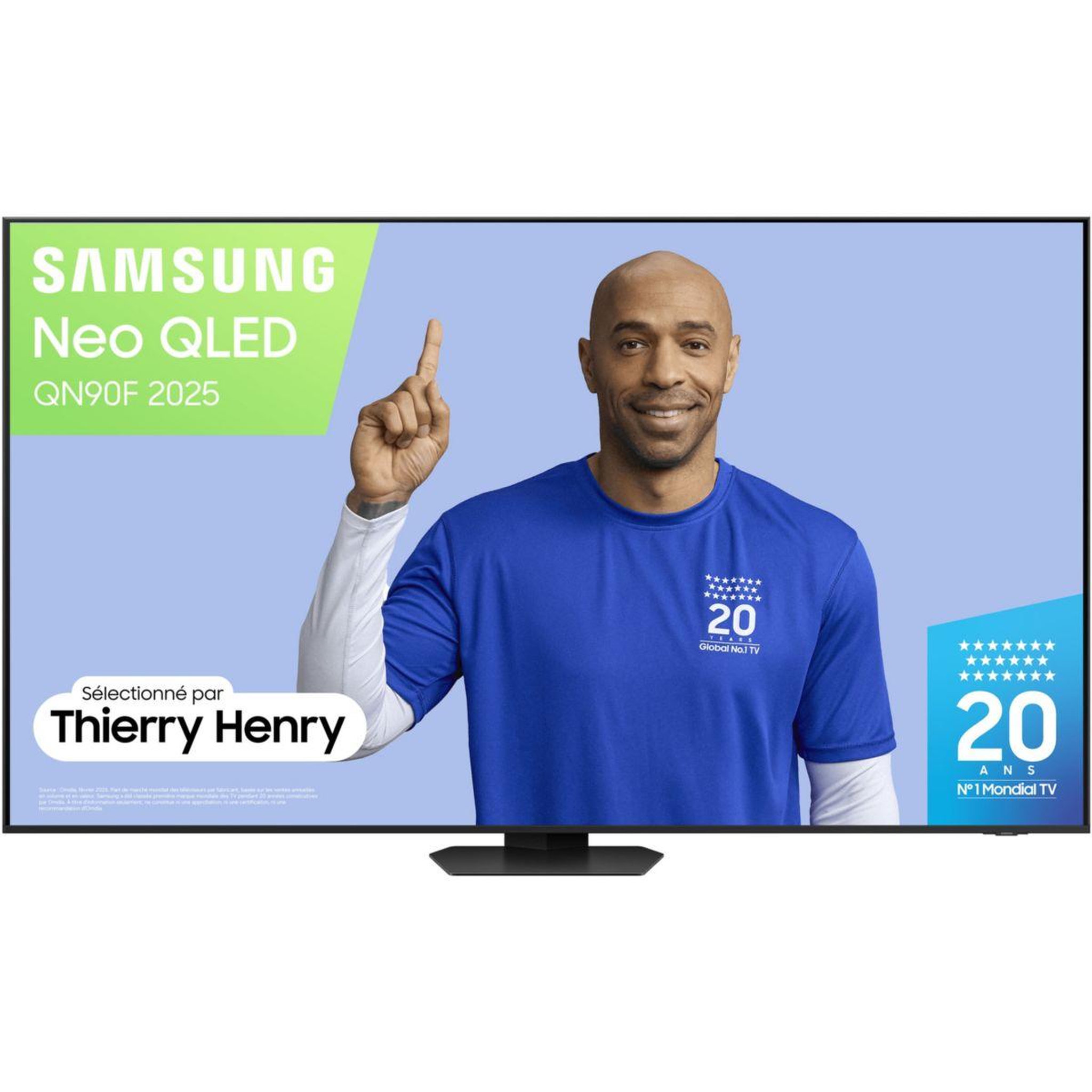 Voir la diapositive 1 : Samsung TV Mini LED NeoQLED TQ55QN90F 4K AI  2025