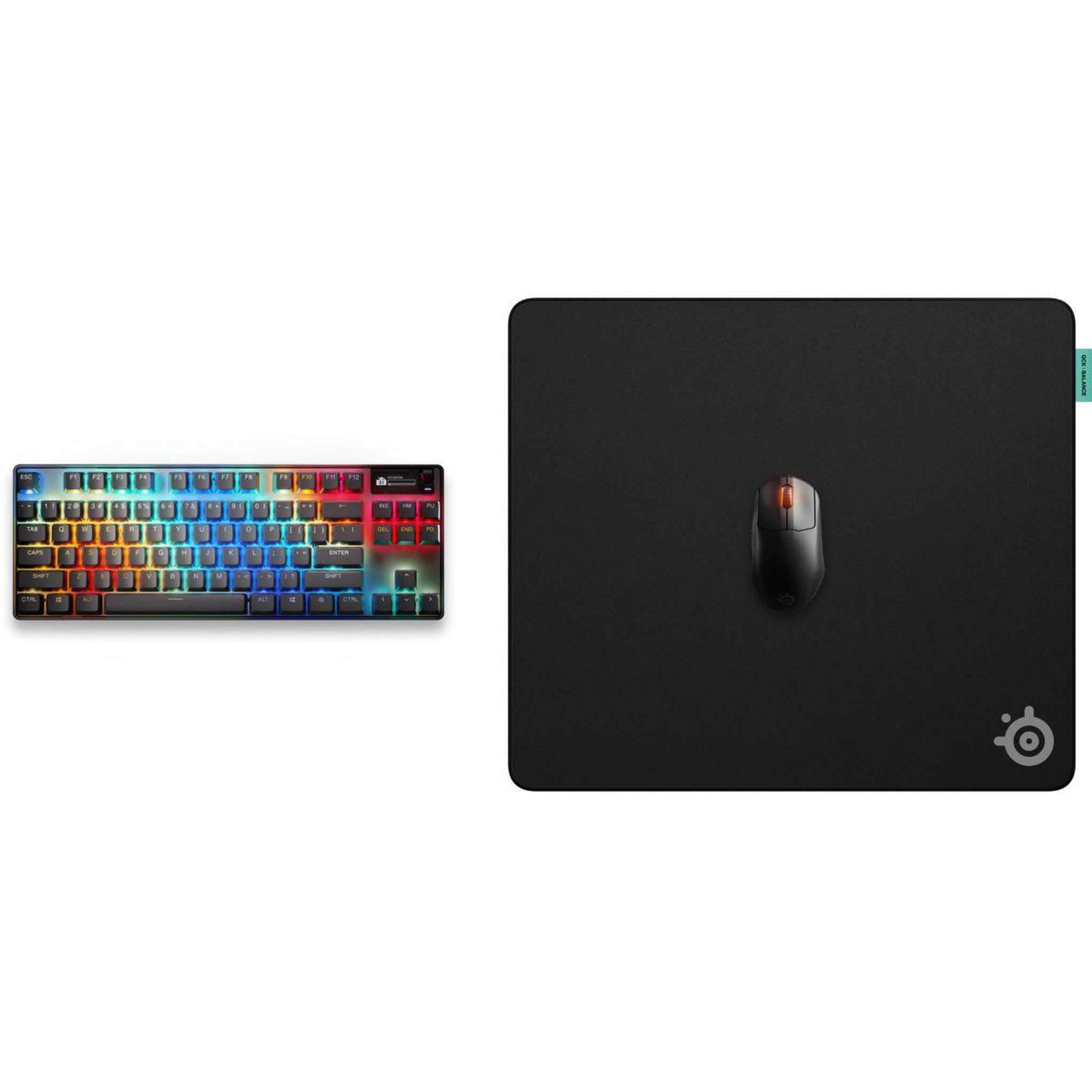 Voir la diapositive 3 : STEEL SERIES Tapis de souris QcK Perf L Balance