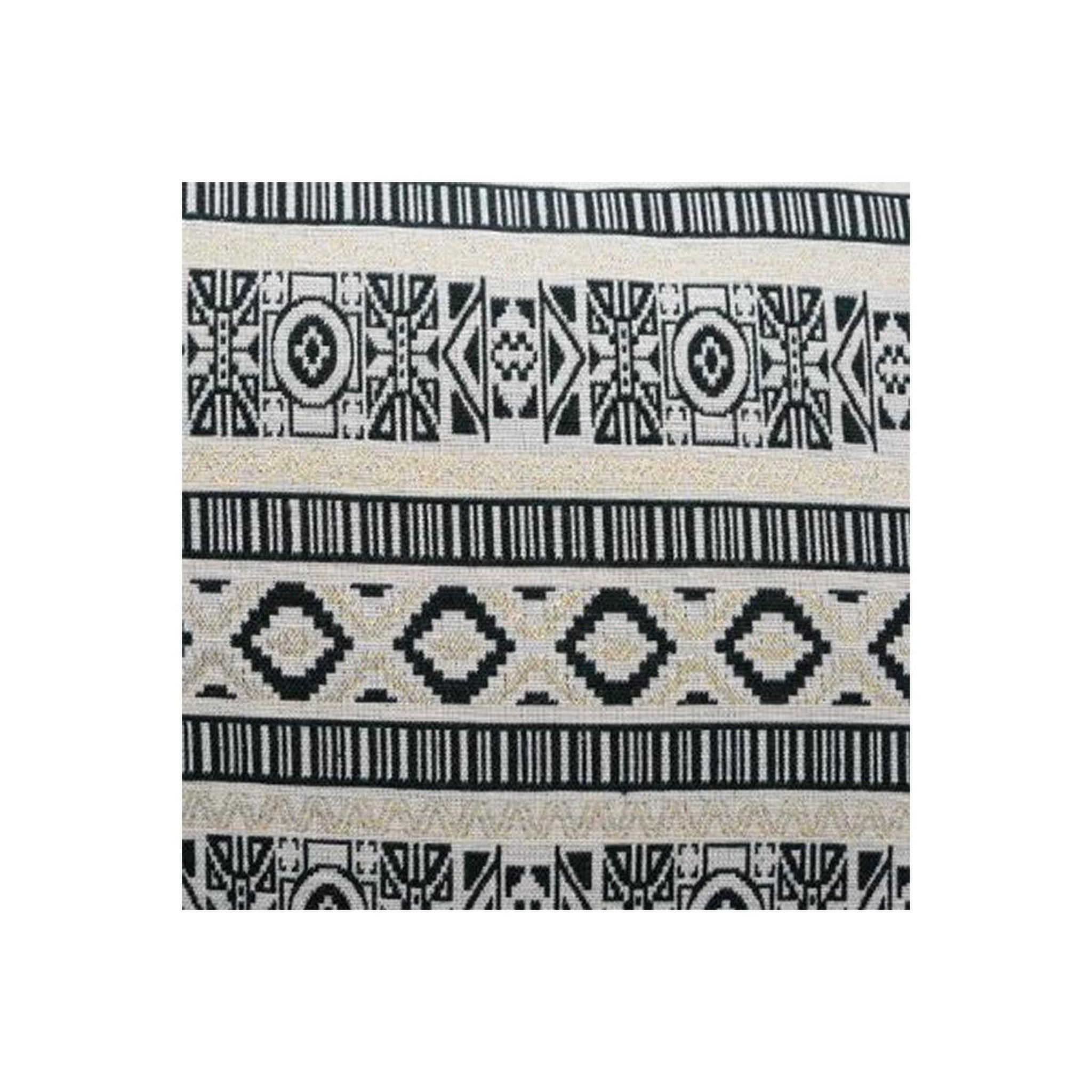 Voir la diapositive 4 : ATMOSPHERA Coussin déco déhoussable  ethniko  40x40cm vert