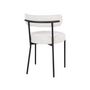Voir la diapositive 4 : LISA DESIGN Ivanec - lot de 2 chaises - en tissu bouclette