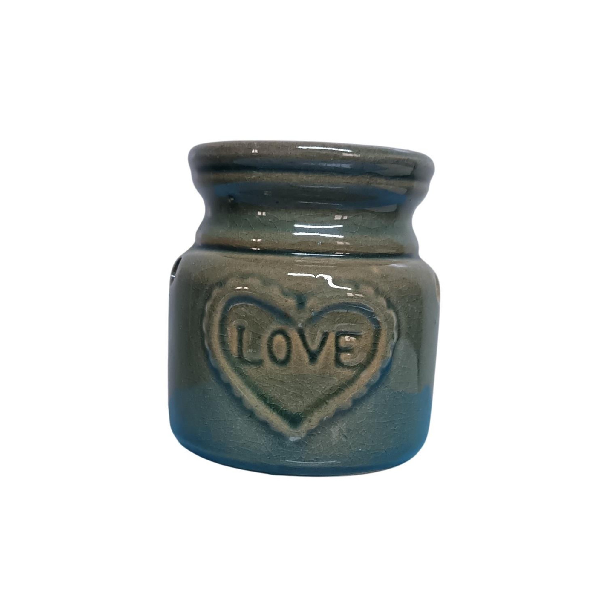 Eden Brûle parfum love en céramique. Coloris disponibles : Multicolore, Gris