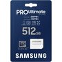 Voir la diapositive 5 : Samsung Carte Micro SD 512 Go Pro Ultimate avec adaptateur