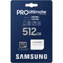 Voir la diapositive 5 : Samsung Carte Micro SD 512 Go Pro Ultimate avec adaptateur