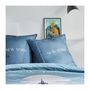 Voir la diapositive 4 : Today Parure de lit - TODAY - JAVA - 2 personnes - 240x220 cm - Coton - Imprimé New York - Bleu