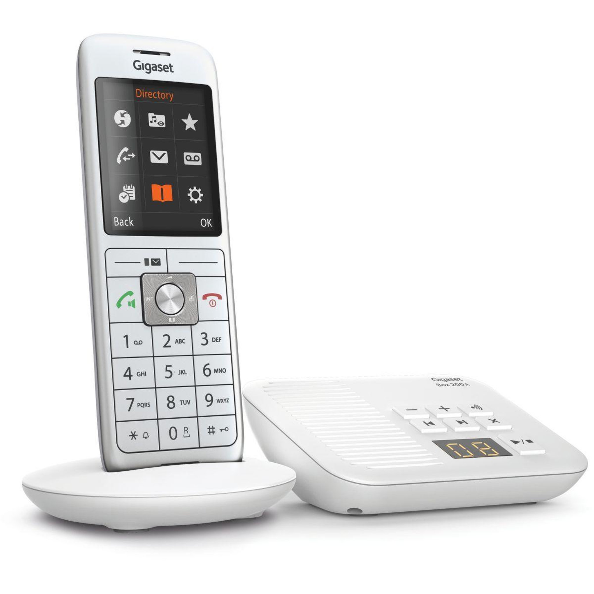 Voir la diapositive 3 : GIGASET Téléphone sans fil CL660A BLANC