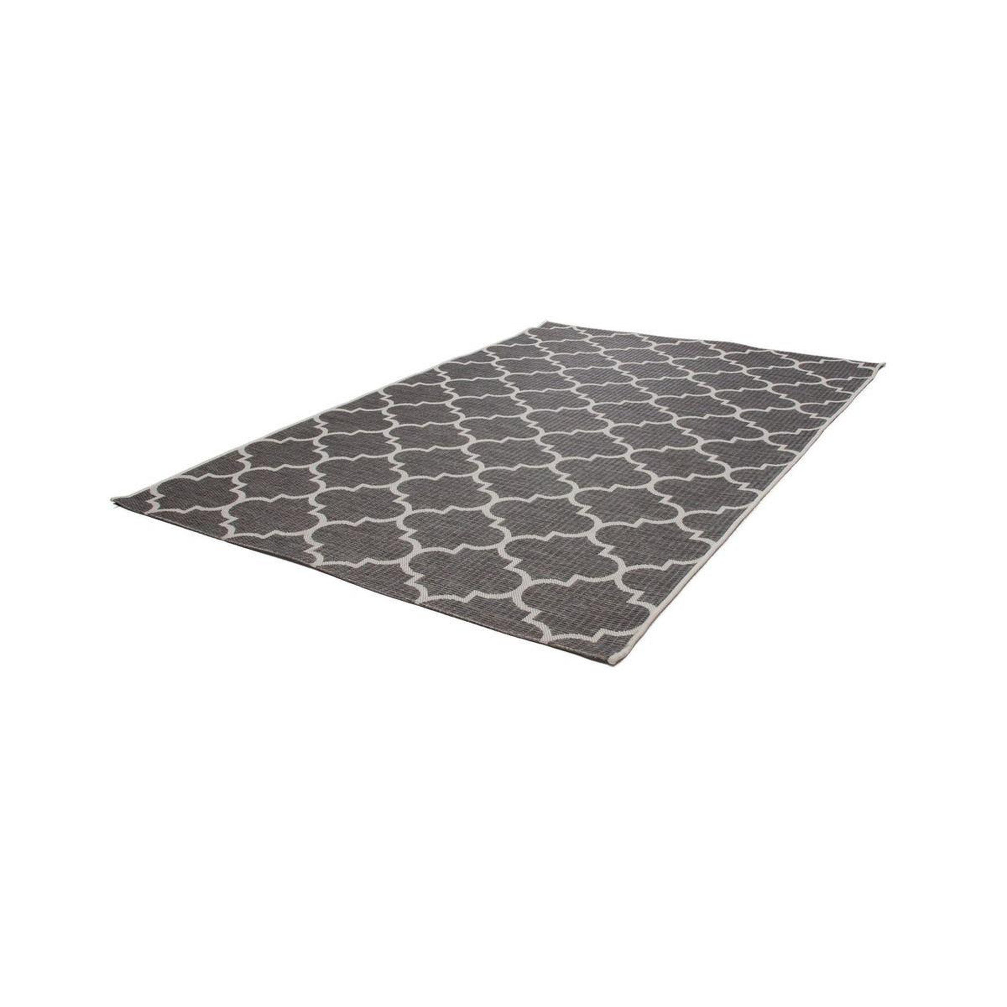 Voir la diapositive 4 : Paris Prix Tapis Tissé à Poils Courts  Batu  Gris