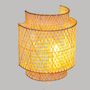 Voir la diapositive 2 : ATMOSPHERA Applique Murale en Bambou  Liby  28cm Naturel