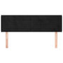 Voir la diapositive 3 : VIDAXL Tete de lit avec oreilles Noir 147x16x78/88 cm Velours