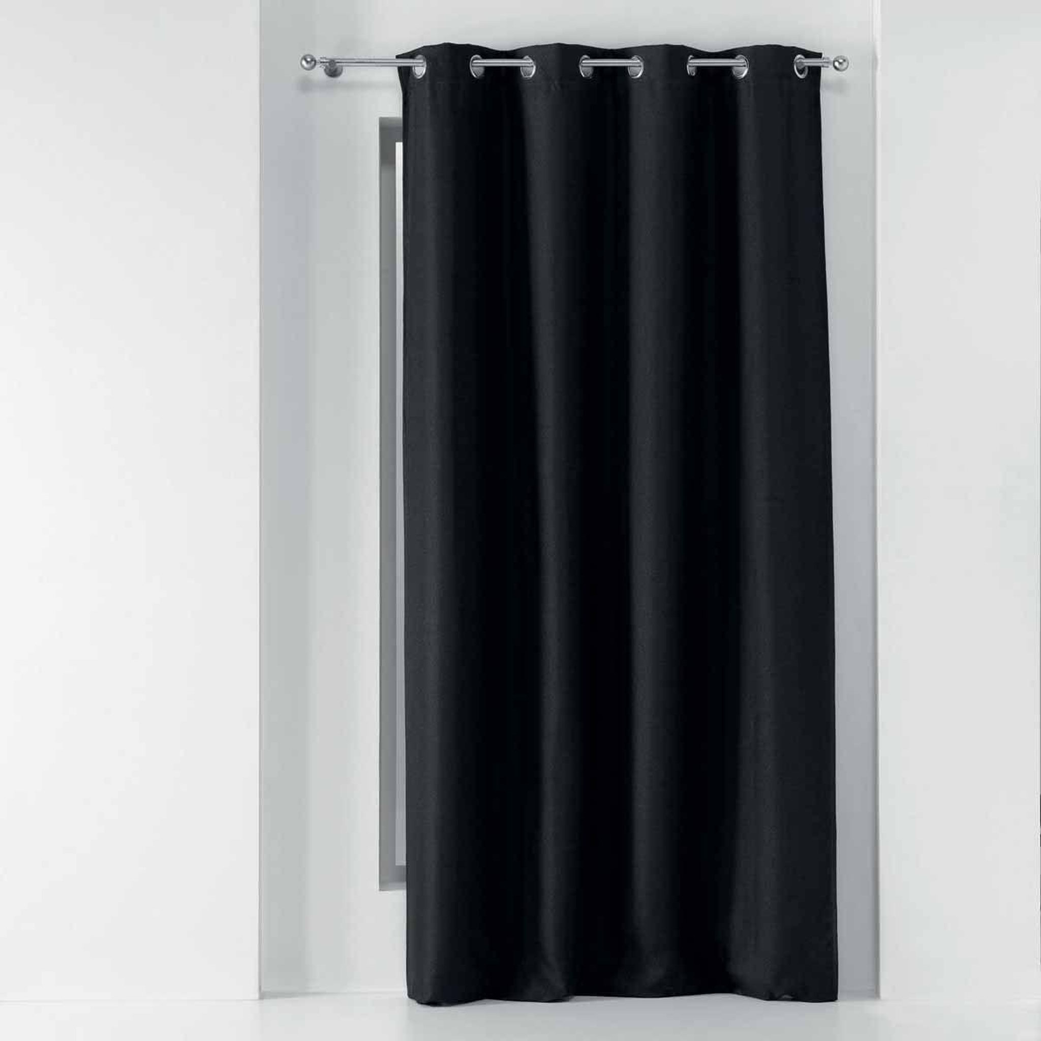 Douceur d'Intérieur Rideau occultant  tissea  135x240cm anthracite
