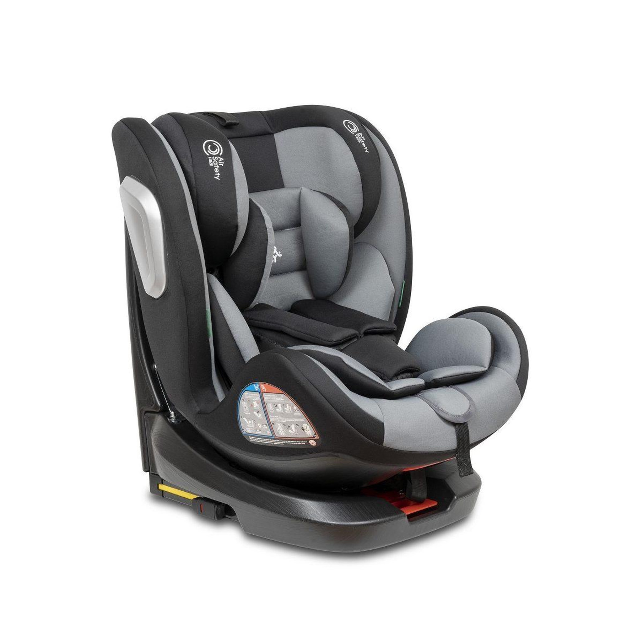 INTERBABY Siège auto  aruna - gris - sécurité enfant en voiture