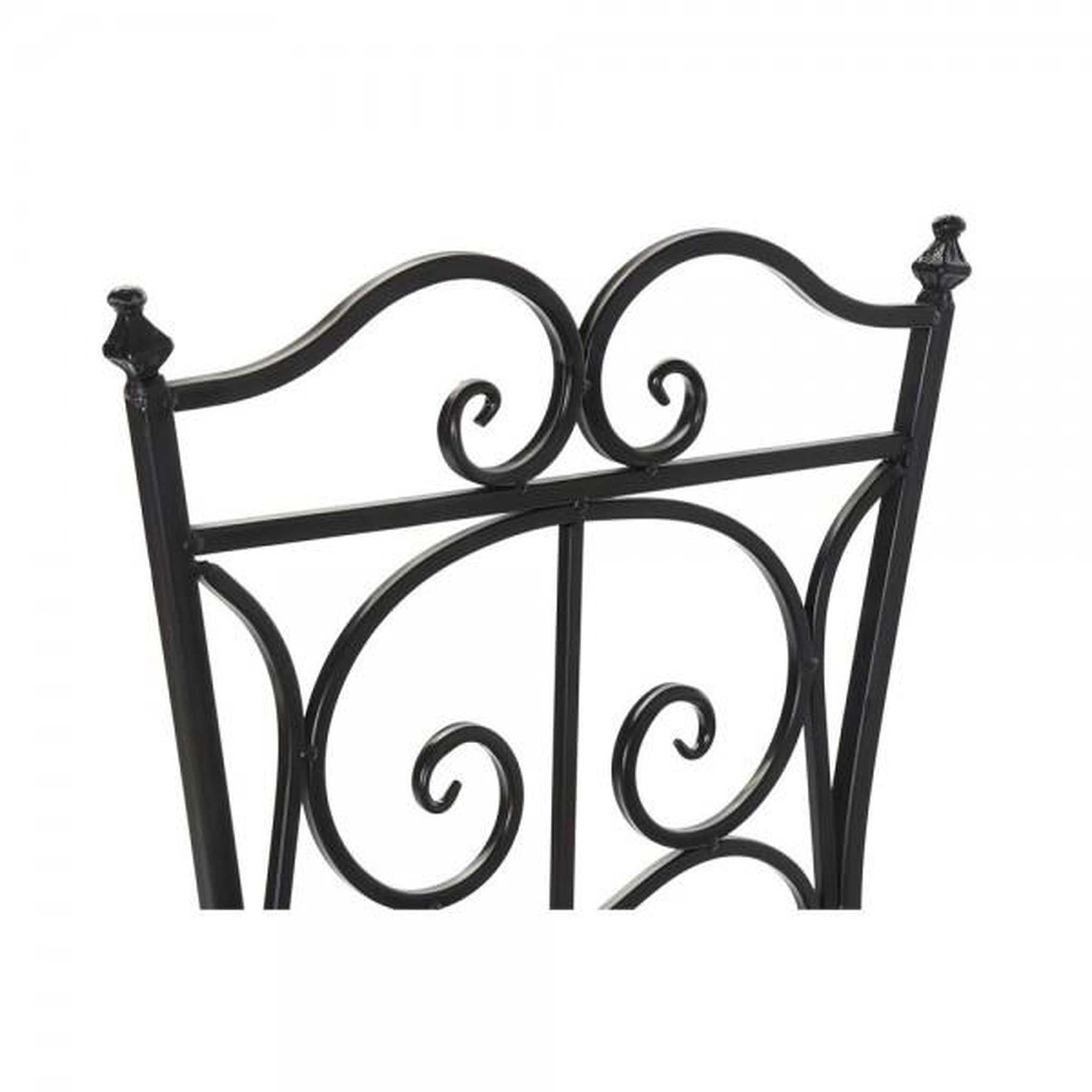 Voir la diapositive 3 : MARKET24 Chaise de jardin DKD Home Decor Noir 39 x 50 x 93 cm Céramique Multicouleur Forge (39 x 50 x 93 cm)