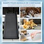 Voir la diapositive 4 : PAWHUT Rampe de chargement pliable antidérapante pour chien - dim. 155L x 39l x 14H cm - PP noir