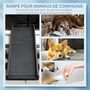 Voir la diapositive 4 : PAWHUT Rampe de chargement pliable antidérapante pour chien - dim. 155L x 39l x 14H cm - PP noir