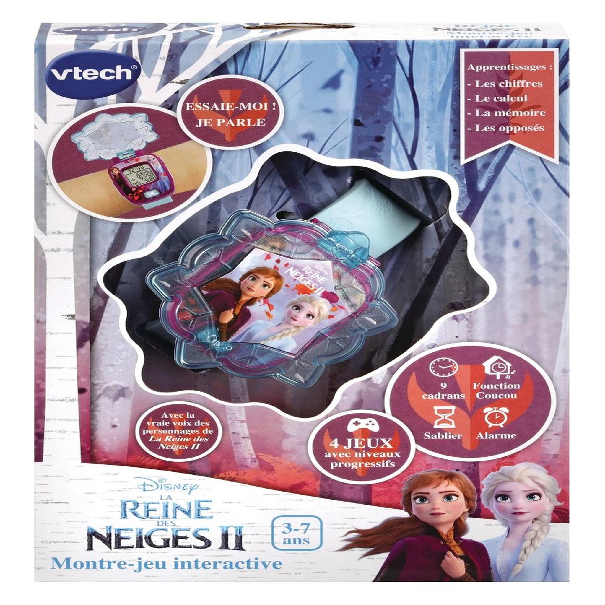 Voir la diapositive 3 : VTECH Montre-jeu interactive - La reine des neiges 2