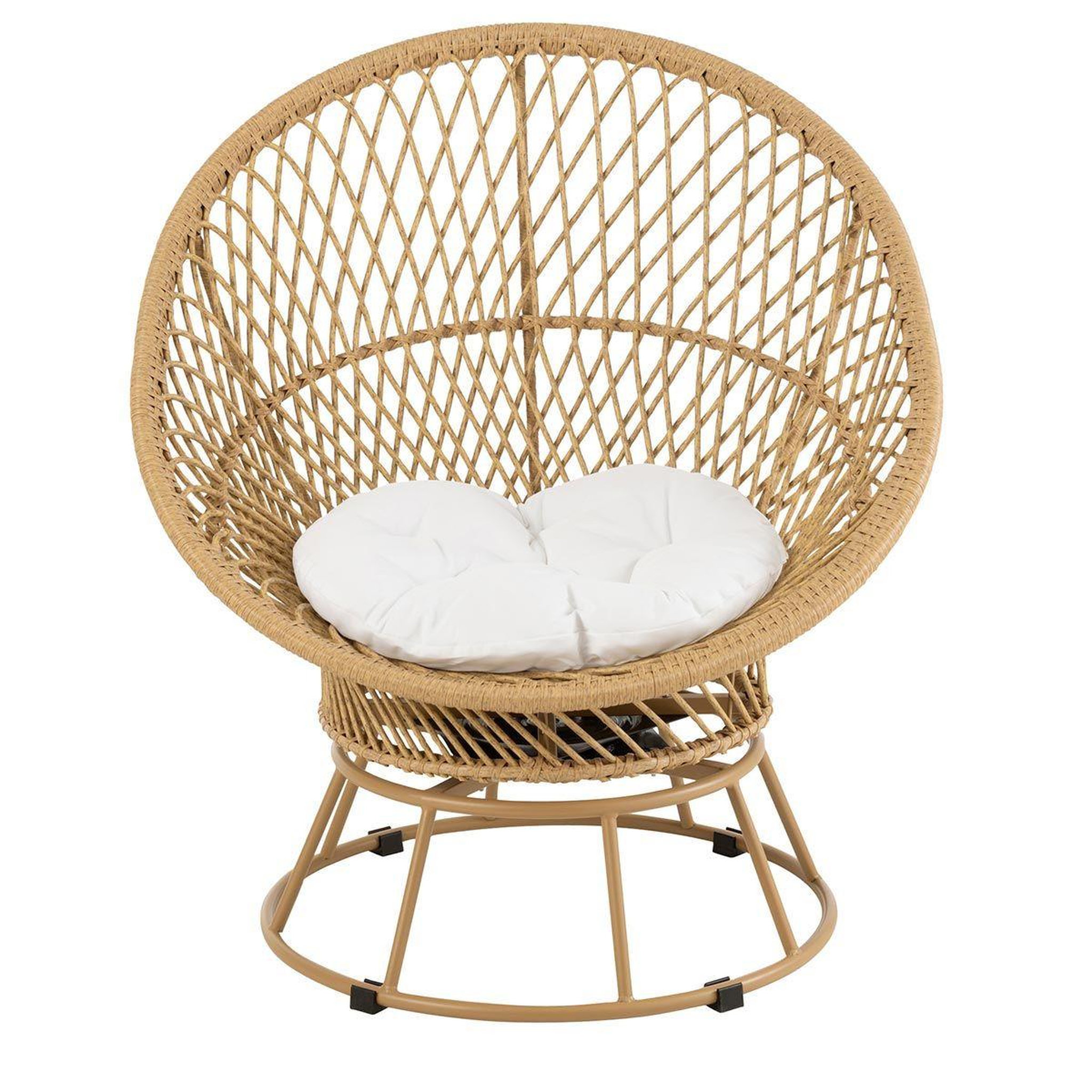 Voir la diapositive 2 : J-LINE Fauteuil design  zayo  100cm beige