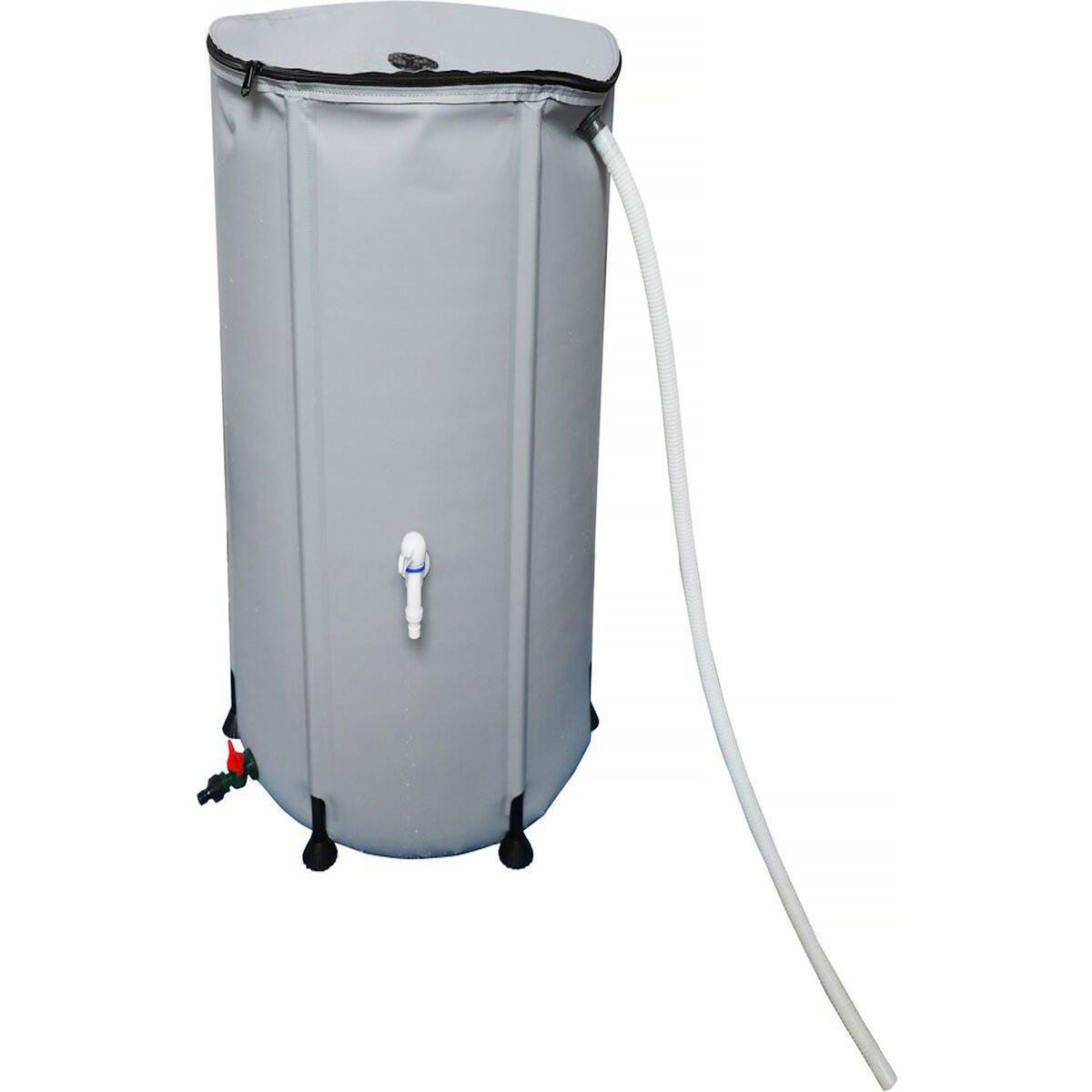 Habitat et Jardin Récupérateur d'eau souple en PVC 250 L - Gris