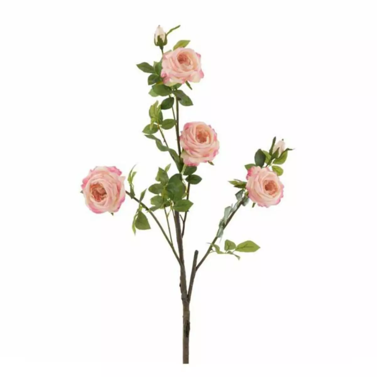 Paris Prix Fleur Artificielle  Roses & Feuilles  86cm Rose