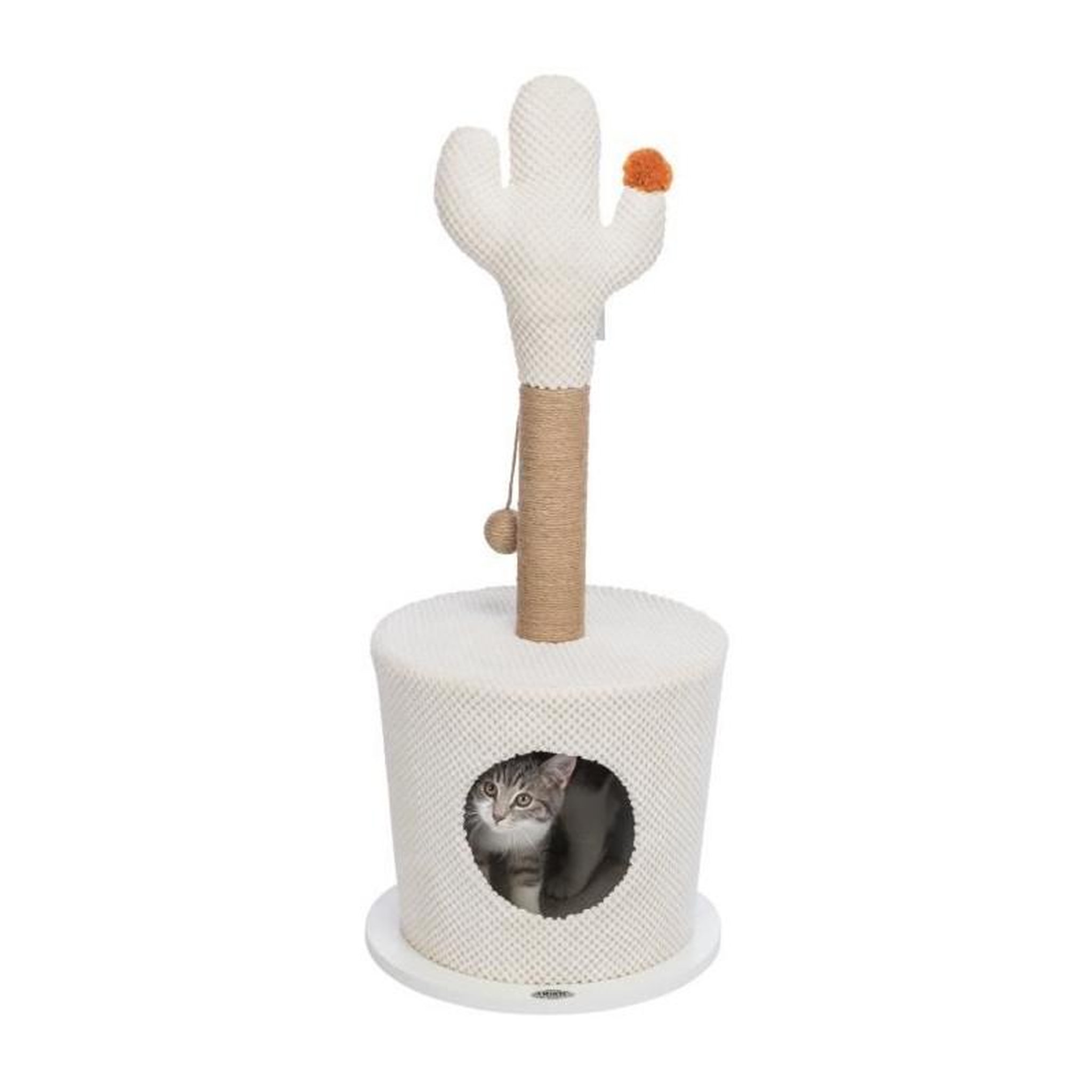 Trixie Abri douillet TRIXIE - Avec cactus - ø 36 × 84 cm - Creme