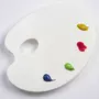Pebeo Palette ovale en plastique pour peinture