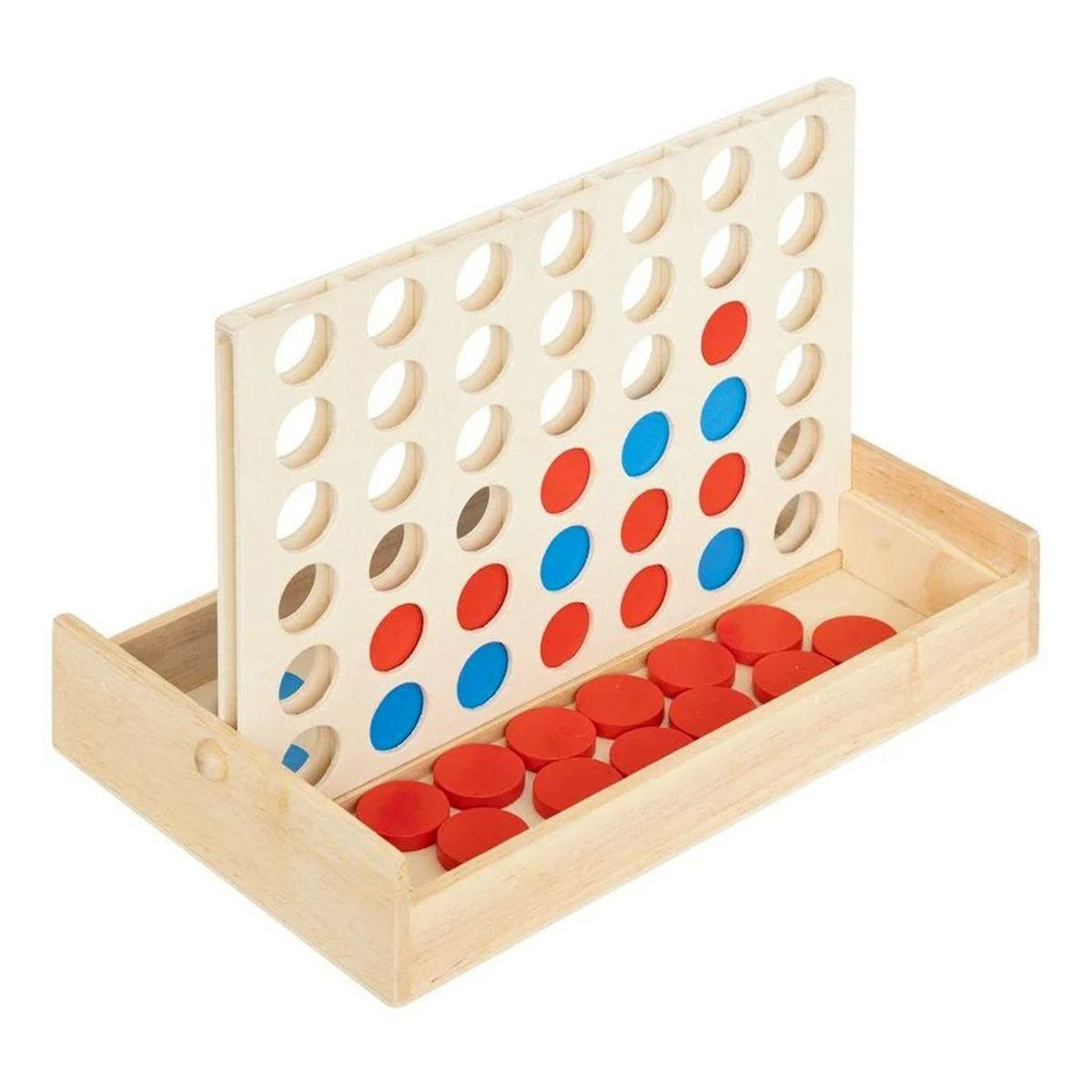 Be Toys Jeu de Société  Puissance 4  24cm Naturel