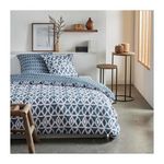 Today Parure de lit - TODAY Crazy - Imprimé Graphique - 2 personnes - 220 x 240 cm - Bleu