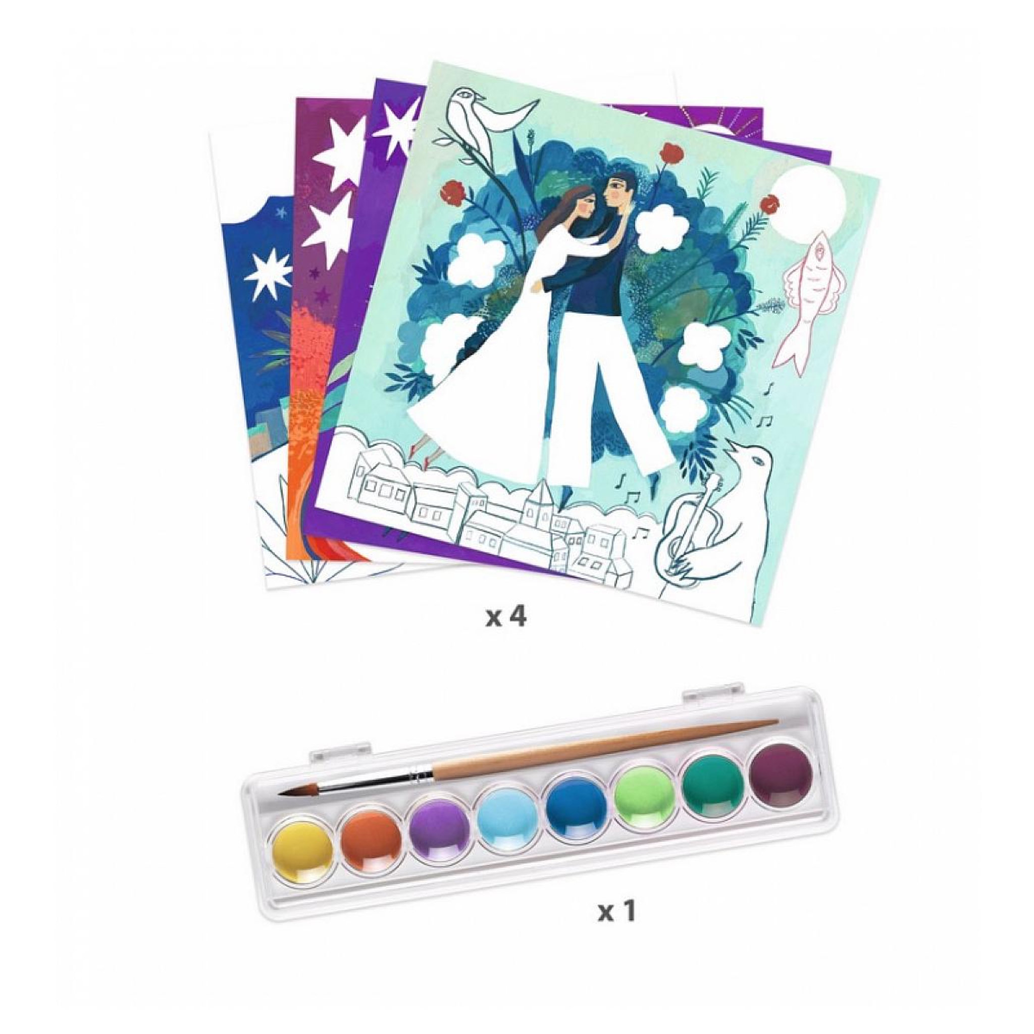 Voir la diapositive 2 : Djeco inpired by Chagall en reve
